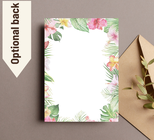 Stitch Aloha Tropical Pool Birthday Invitation | Hawaiian Summer Party Invite | Editable Canva Template | Tropical Pool Party Birthday Invitation