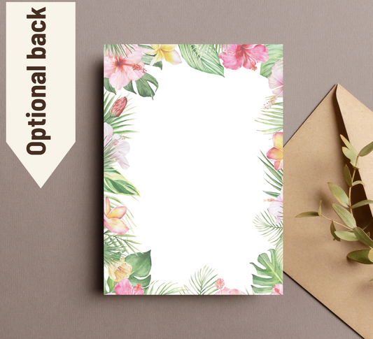 Hello Kitty Aloha Tropical Hawaii Birthday Invitation | Editable Canva Template | Kawaii Luau Party Invite | Printable Girls Birthday Invitation
