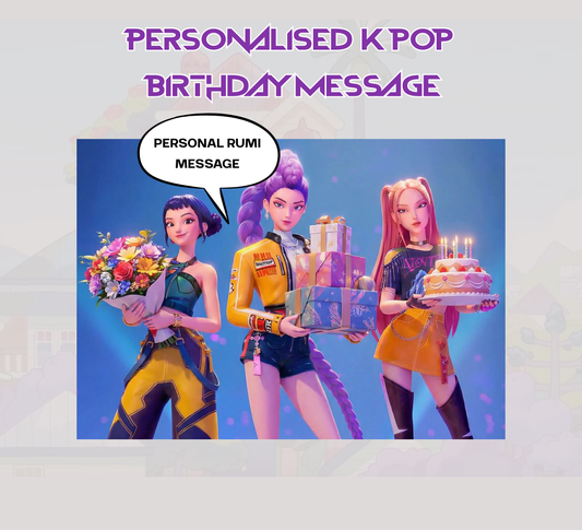 Rumi KPop Demon Hunters Video Message | Custom KPop Demon Hunters | Birthday KPop Demon Hunters | Party Invitation |