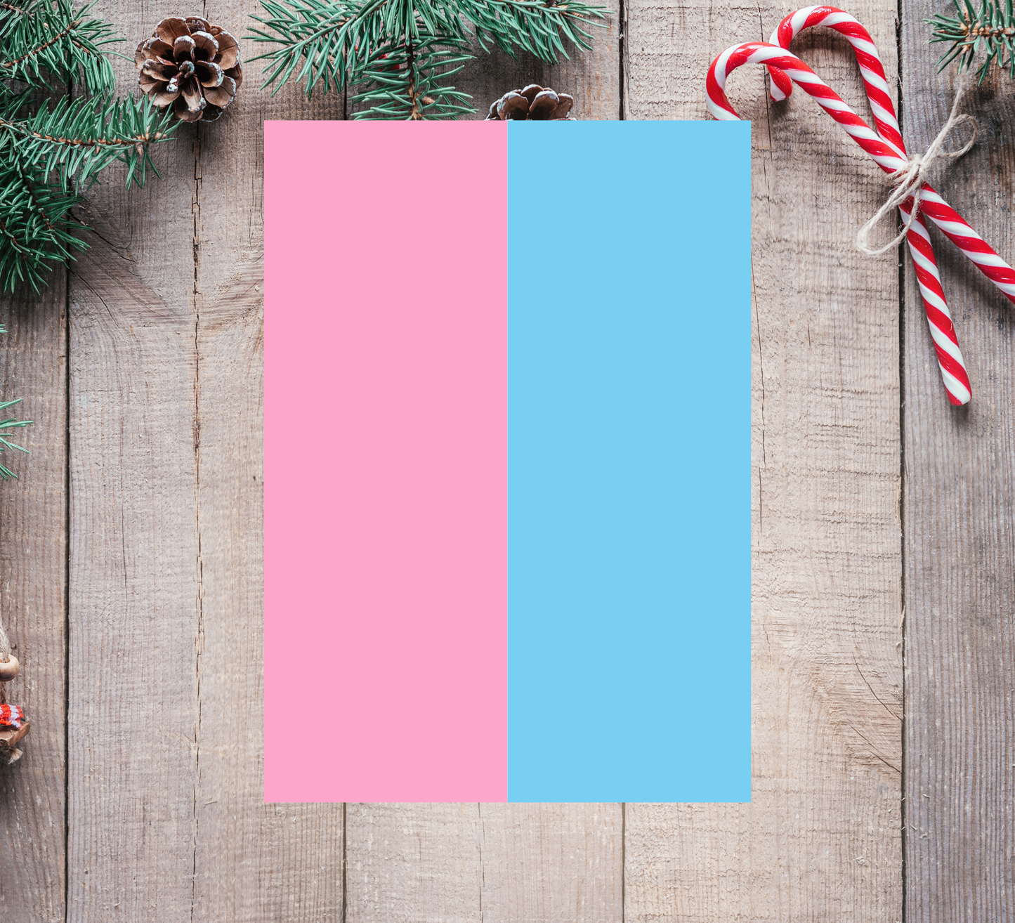 Stitch & Angel Pink and Blue Gender Reveal Welcome Sign | Baby Reveal Decor Editable Template