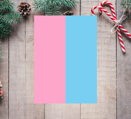 Stitch & Angel Pink and Blue Gender Reveal Welcome Sign | Baby Reveal Decor Editable Template