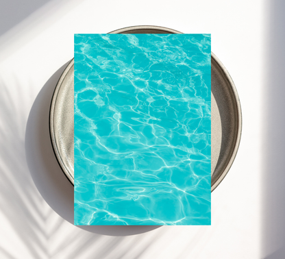 Bluey Pool Waterslide Birthday Invitation | Summer Swim Party | Editable Canva Template
