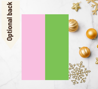 Grinch and Cindy-Lou Gender Reveal Invitation | Pink & Green Holiday Theme | Editable Canva Template | Printable Gender Reveal Party Invite