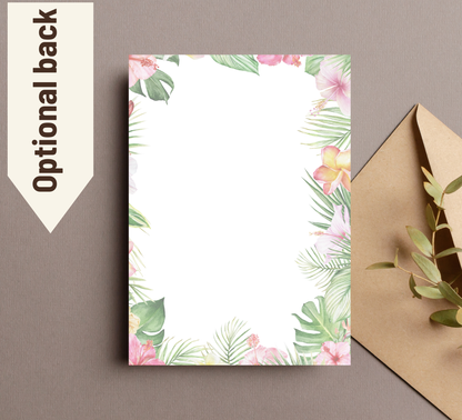 Stitch Pink Aloha Hawaii Baby Shower Invitation | Tropical Girl Baby Shower | Editable Invite