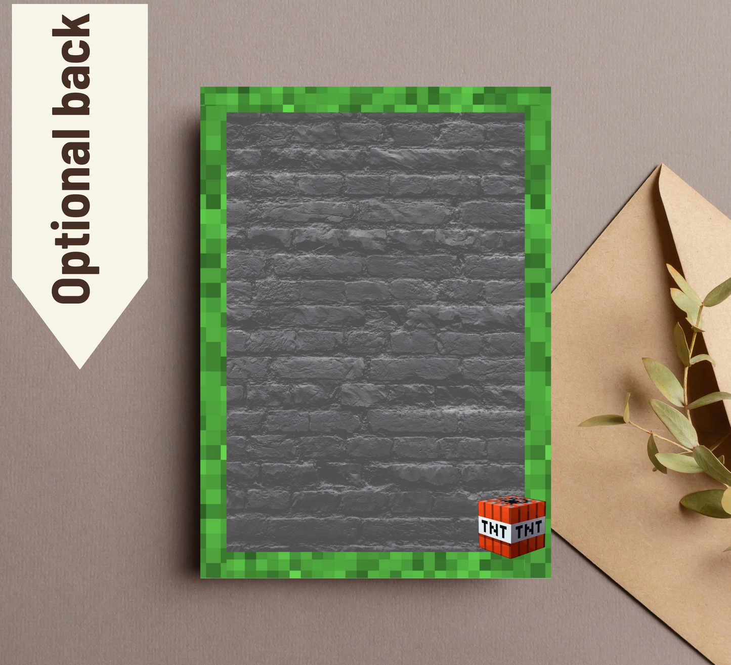 Minecraft Kids Birthday Invitation | Pixel Game Party Invite | Editable Digital Template