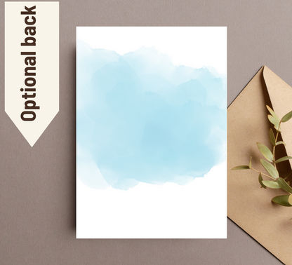 Stitch Baby Shower Invitation | Cute Blue Baby Shower Invite | Editable Canva Template | Printable Baby Shower Card