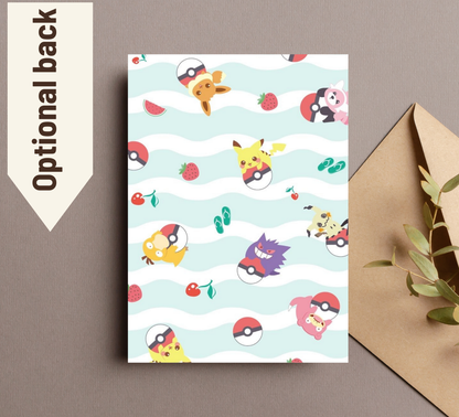 Pokémon Pool Birthday Invitation | Summer Splash Party Invite | Editable Digital Template