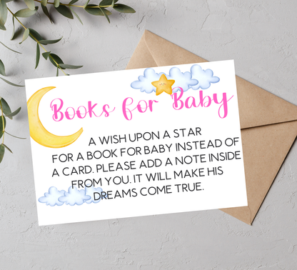 Stitch With Balloons Baby Shower Watercolor Invitation | Cute Baby Shower | Editable Canva Template