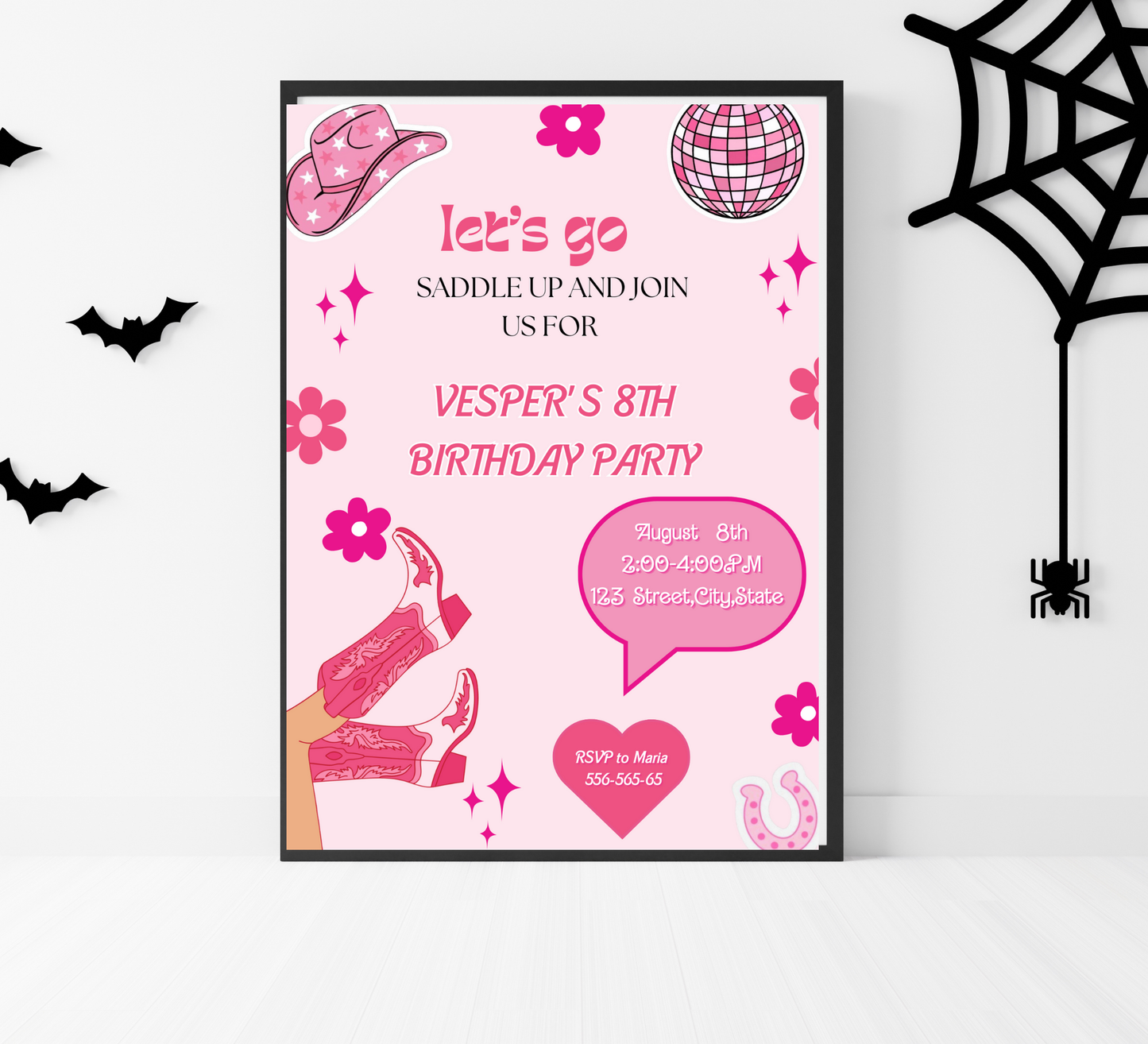 Hello Kitty Ballet Birthday Invitation | Kawaii Ballerina Party | Editable Canva Template