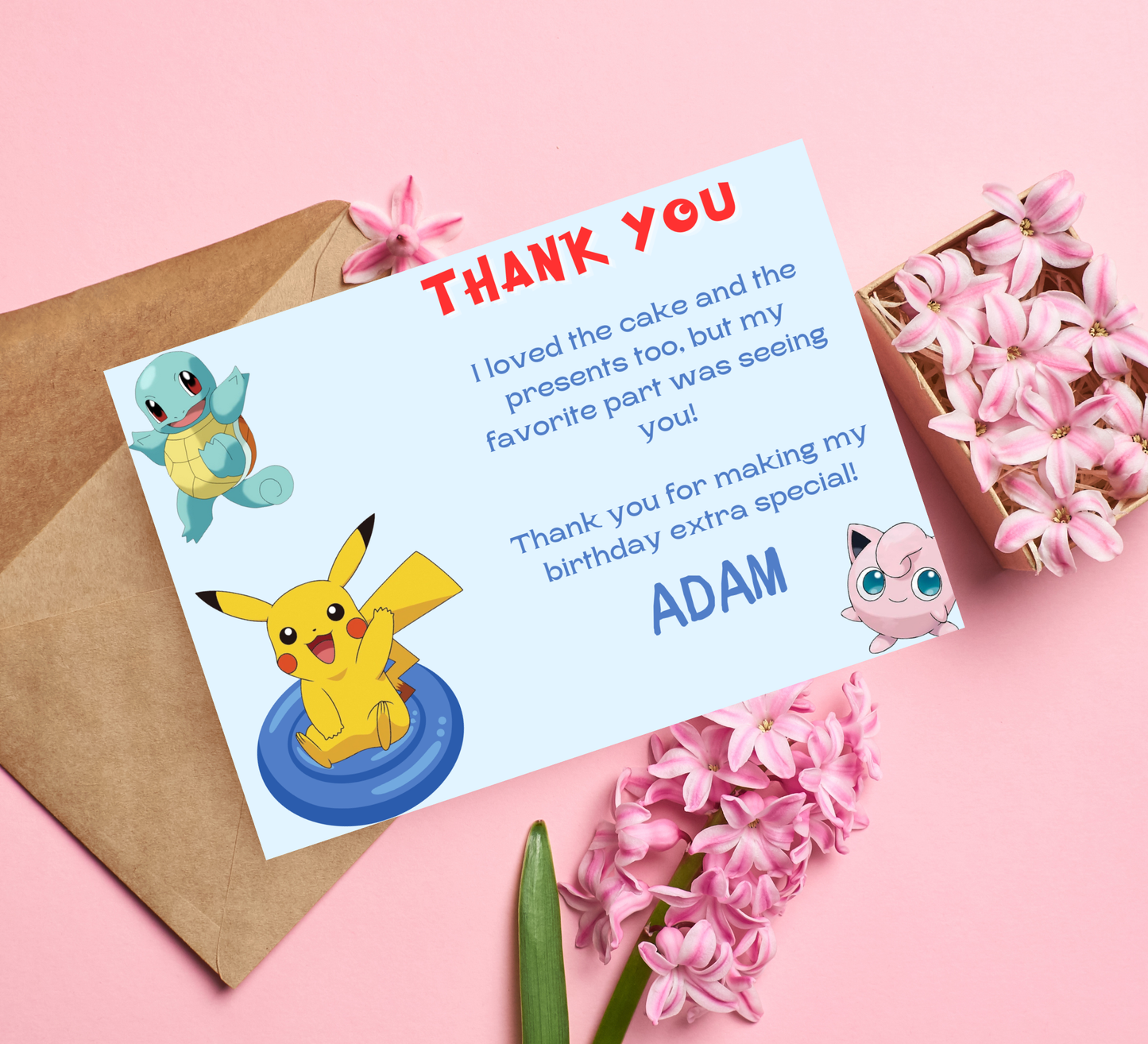 Pokémon Pool Birthday Invitation | Summer Splash Party Invite | Editable Digital Template