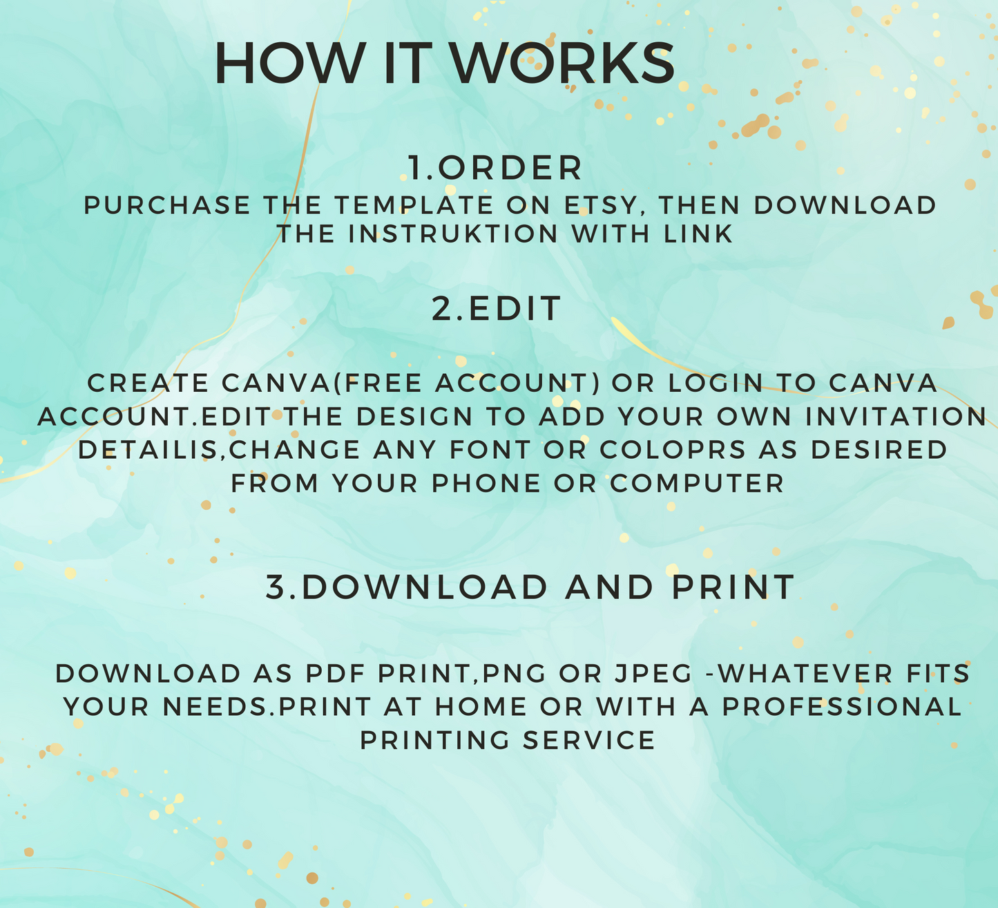 Stitch Watercolor Blue Baby Shower Invitation | Cute Boy Baby Shower Invite | Editable Canva Template | Printable Baby Shower Card