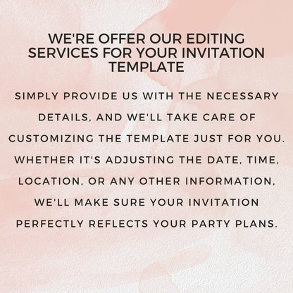 Hello Kitty Neon Roller Skating Birthday Invitation | Fun & Customizable Glow Party Invite